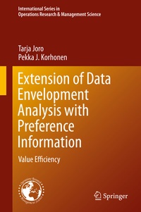 Enlarge image Cover: Extension of Data Envelopment Analysis with Preference Information - Springer Us