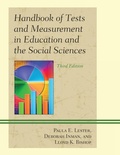 Cover: Handbook of Tests and Measurement in Education and the Social Sciences - Rowman & Littlefield Publishers