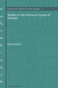 Cover: Studies in the Historical Syntax of Aramaic - Gorgias Press