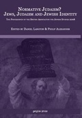 Cover: Normative Judaism? Jews, Judaism and Jewish Identity - Gorgias Press