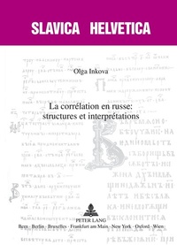 Abbildung von: La corrélation en russe : structures et interprétations - Peter Lang Verlag