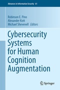 Cover: Cybersecurity Systems for Human Cognition Augmentation - Springer