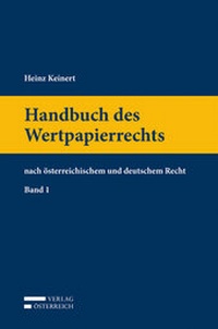 Abbildung von: Handbuch des Wertpapierrechts Band 1 - Verlag Österreich