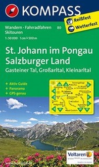 Abbildung von: KOMPASS Wanderkarte St. Johann im Pongau - Salzburger Land - KOMPASS-Karten