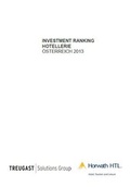 Cover: TREUGAST-HORWATH Investment Ranking Hotellerie &Ouml;sterreich 2013 - Treugast