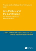 Cover: Law, Politics, and the Constitution - Peter Lang Verlag