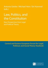 Abbildung von: Law, Politics, and the Constitution - Peter Lang Verlag