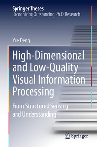 Enlarge image Cover: High-Dimensional and Low-Quality Visual Information Processing - Springer