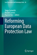 Cover: Reforming European Data Protection Law - Springer