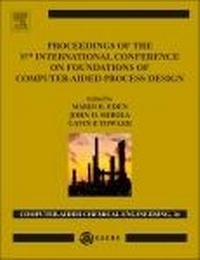Enlarge image Cover: Proceedings of the 8th International Conference on Foundations of Computer-Aided Process Design - Elsevier