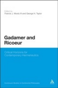 Enlarge image Cover: Gadamer and Ricoeur - Bloomsbury Continuum