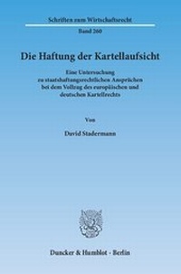Abbildung von: Die Haftung der Kartellaufsicht - fibre