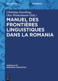 Cover: Manuel des fronti&egrave;res linguistiques dans la Romania - De Gruyter