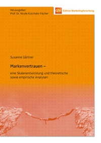 Enlarge image Cover: Markenvertrauen - Nürnberg Institut für Marktentscheidungen e.V.