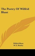 Cover: The Poetry Of Wilfrid Blunt - Kessinger Publishing