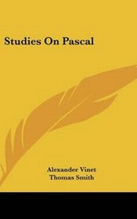 Enlarge image Cover: Studies On Pascal - Kessinger Publishing