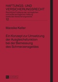 Cover: Ein Konzept zur Umsetzung der Ausgleichsfunktion bei der Bemessung des Schmerzensgeldes - Peter Lang Verlag