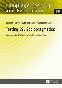 Enlarge image Cover: Testing ESL Sociopragmatics - Peter Lang Verlag