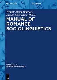 Abbildung von: Manual of Romance Sociolinguistics - De Gruyter