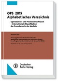 Cover: OPS 2015 Alphabetisches Verzeichnis - Deutscher &Auml;rzteverlag