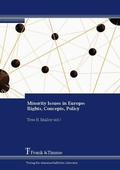 Cover: Minority Issues in Europe: Rights, Concepts, Policy - Frank & Timme