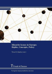 Enlarge image Cover: Minority Issues in Europe: Rights, Concepts, Policy - Frank & Timme