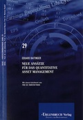 Cover: Neue Ans&auml;tze f&uuml;r das quantitative Asset Management - Uhlenbruch