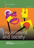 Cover: Environment and Society - Volume 4 - Berghahn Books