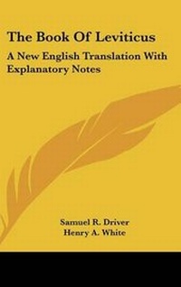 Enlarge image Cover: The Book Of Leviticus - Kessinger Publishing