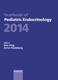 Cover: Yearbook of Pediatric Endocrinology 2014 - S. Karger