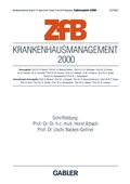 Cover: Krankenhausmanagement 2000 - Springer Gabler