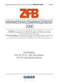 Cover: Krankenhausmanagement 2000 - Springer Gabler