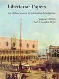 Cover: Libertarian Papers, Vol. 2, Part 2 (2010) - BOOKBABY
