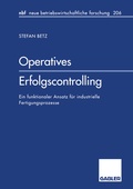 Cover: Operatives Erfolgscontrolling - Springer Gabler