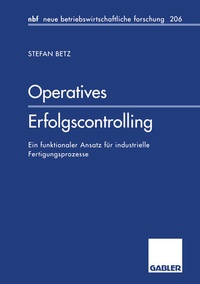 Enlarge image Cover: Operatives Erfolgscontrolling - Springer Gabler