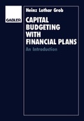 Cover: Capital Budgeting with Financial Plans - Springer Gabler