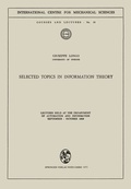 Cover: Selected Topics in Information Theory - Springer