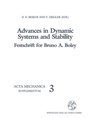 Cover: Advances in Dynamic Systems and Stability - Springer