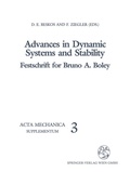Cover: Advances in Dynamic Systems and Stability - Springer