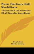 Cover: Poems That Every Child Should Know - Kessinger Publishing