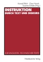 Cover: Instruktion durch Text und Diskurs - VS Verlag für Sozialwissenschaften