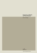 Cover: Programme zur Methode der Finiten Elemente - Birkh&auml;user