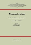 Cover: Numerical Analysis - Birkh&auml;user
