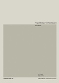 Cover: Tragwiderstand von Hochh&auml;usern - Birkh&auml;user