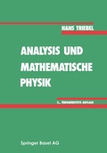 Cover: Analysis und mathematische Physik - Birkh&auml;user