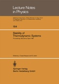 Cover: Stability of Thermodynamic Systems - Springer