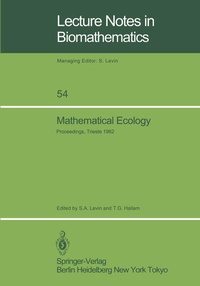 Enlarge image Cover: Mathematical Ecology - Springer