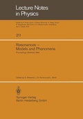 Cover: Resonances - Models and Phenomena - Springer