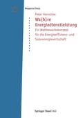 Cover: Wa(h)re Energiedienstleistung - Birkh&auml;user