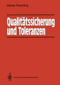 Cover: Qualit&auml;tssicherung und Toleranzen - Springer